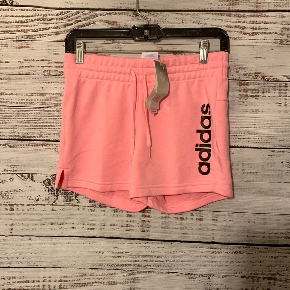 Nwt pink adidas shorts size XS